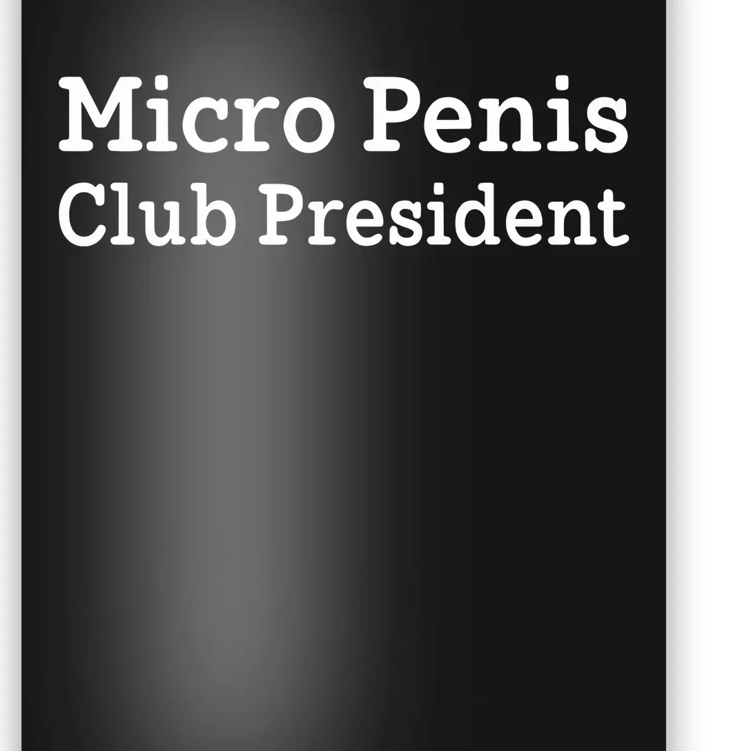 Jynxzi Micro Penis Club President Poster | TeeShirtPalace