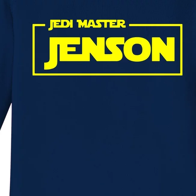 Jedi Master Personalised Name Baby Long Sleeve Bodysuit