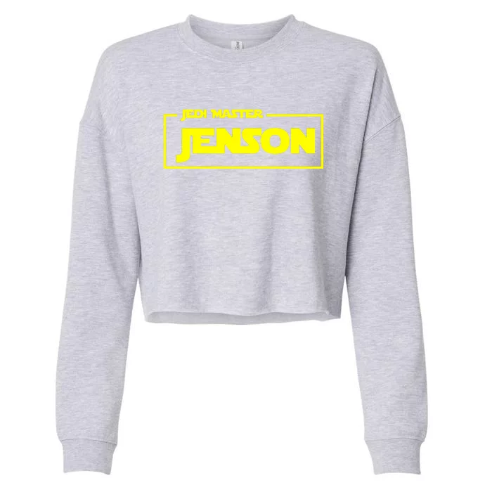 Jedi Master Personalised Name Cropped Pullover Crew