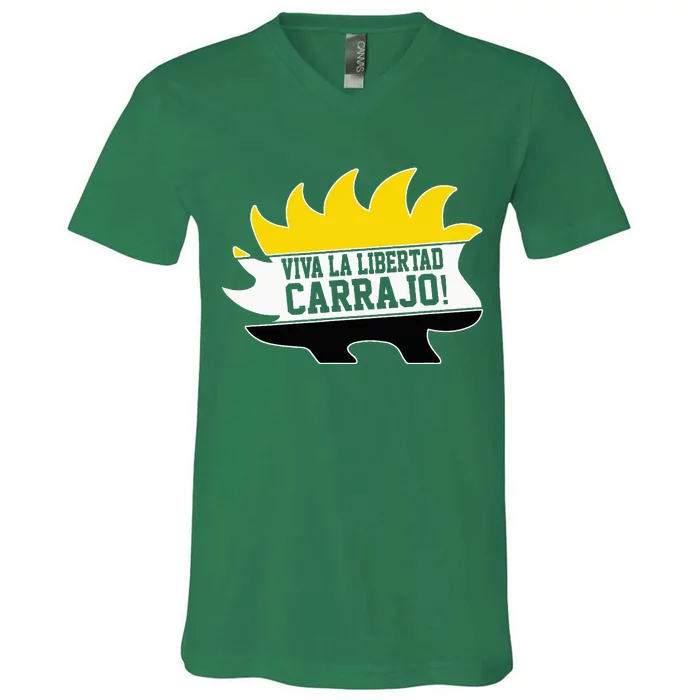 Javier Milei Presidente 2024 Libertarian Viva La Libertad V-Neck T-Shirt