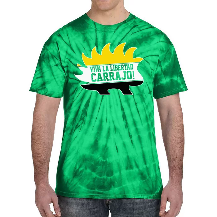 Javier Milei Presidente 2024 Libertarian Viva La Libertad Tie-Dye T-Shirt