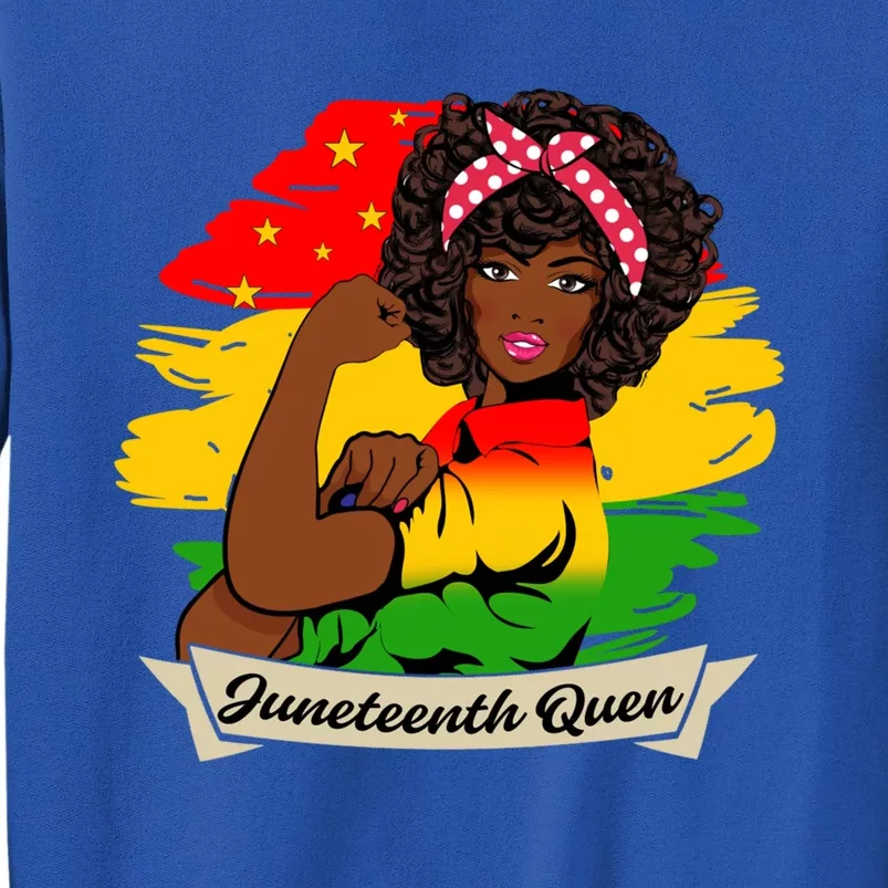 Juneteenth Melanin Queen Black Black Freedom Celebrate Gift Tall Sweatshirt