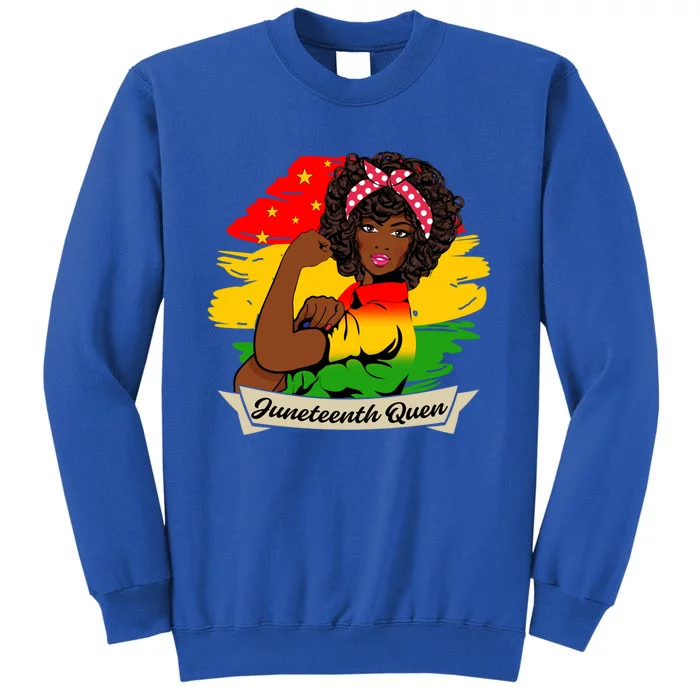 Juneteenth Melanin Queen Black Black Freedom Celebrate Gift Tall Sweatshirt