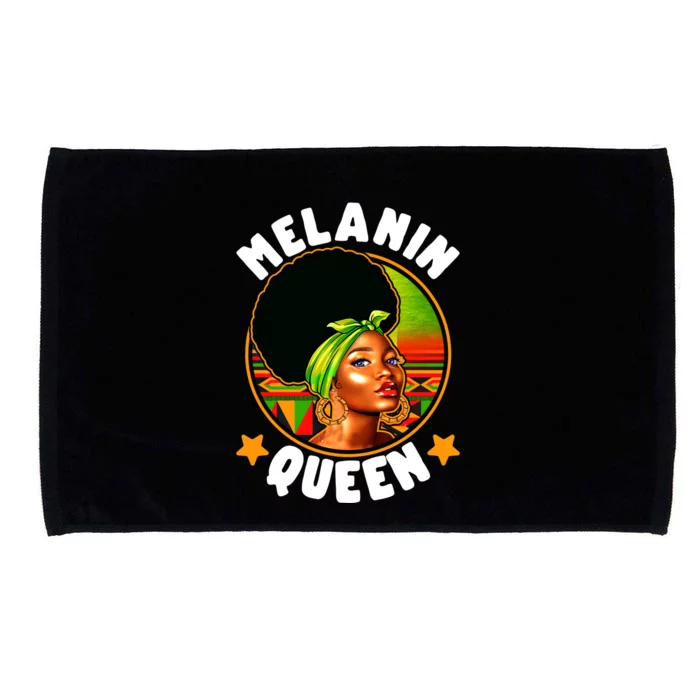 Juneteenth Melanin Queen Black History Month Mother's Day Meaningful Gift Microfiber Hand Towel