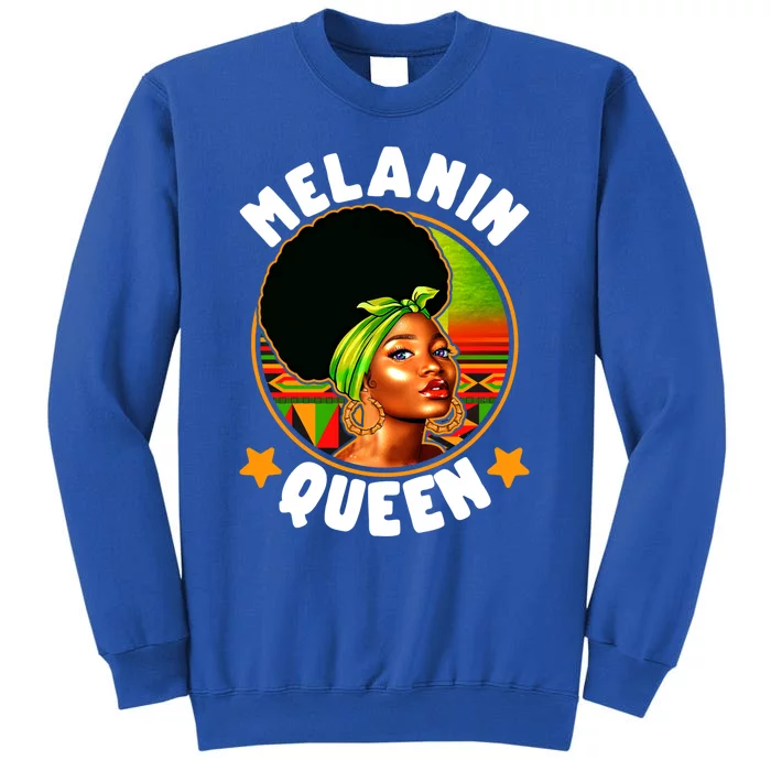 Juneteenth Melanin Queen Black History Month Mother's Day Meaningful Gift Tall Sweatshirt