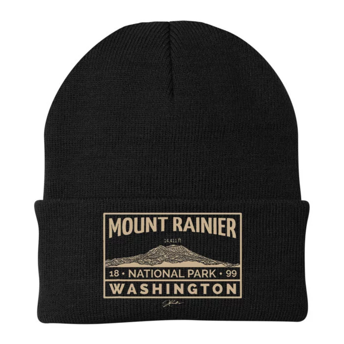 JCombs Mount Rainier National Park Knit Cap Winter Beanie