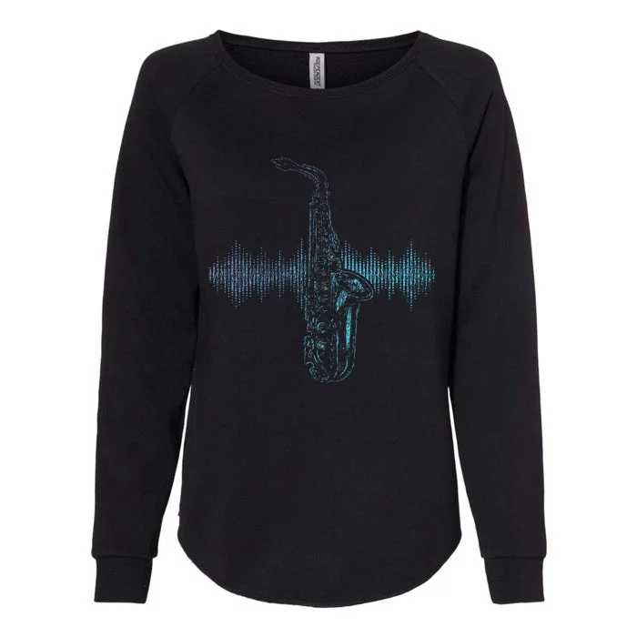 Jazz Music Saxophone Player Gift Saxophone Womens California Wash Sweatshirt