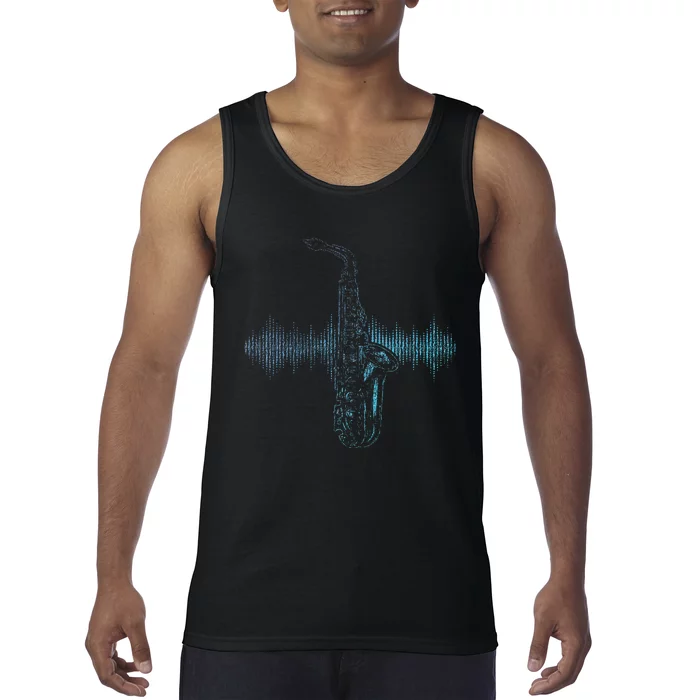 Jazz Music Saxophone Player Gift Saxophone Tank Top