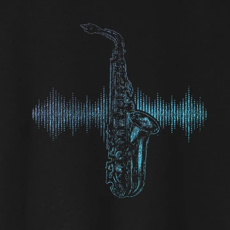 Jazz Music Saxophone Player Gift Saxophone Women's Crop Top Tee