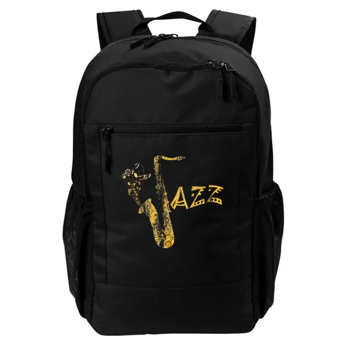 Jazz Musician Saxophonist Gift Saxophone Daily Commute Backpack