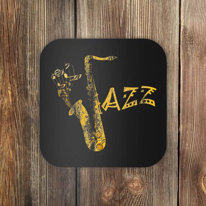 Jazz Musician Saxophonist Gift Saxophone Coaster