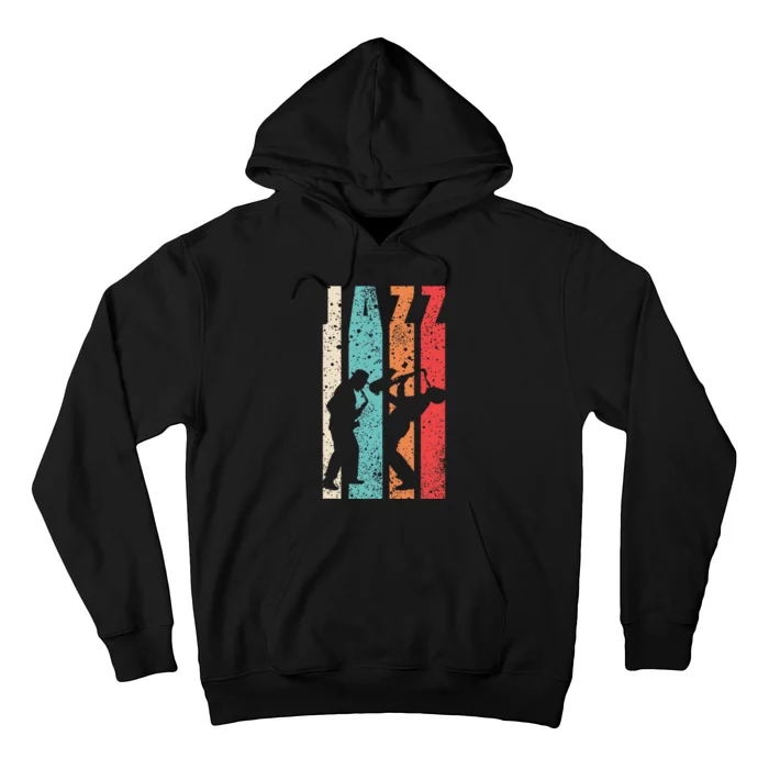 Jazz Musician Saxophonist Trumpetist Sax Trumpet Player Hoodie