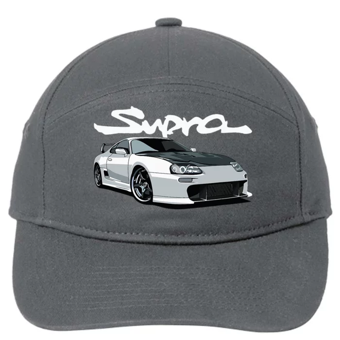 Jdm Mkiv Supra 2jz Street Racing Drag Drift 7-Panel Snapback Hat