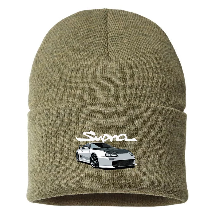 Jdm Mkiv Supra 2jz Street Racing Drag Drift Sustainable Knit Beanie