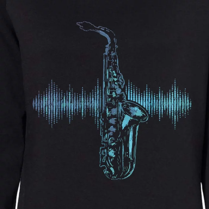 Jazz Music Saxophone Player Gift Saxophone Womens California Wash Sweatshirt