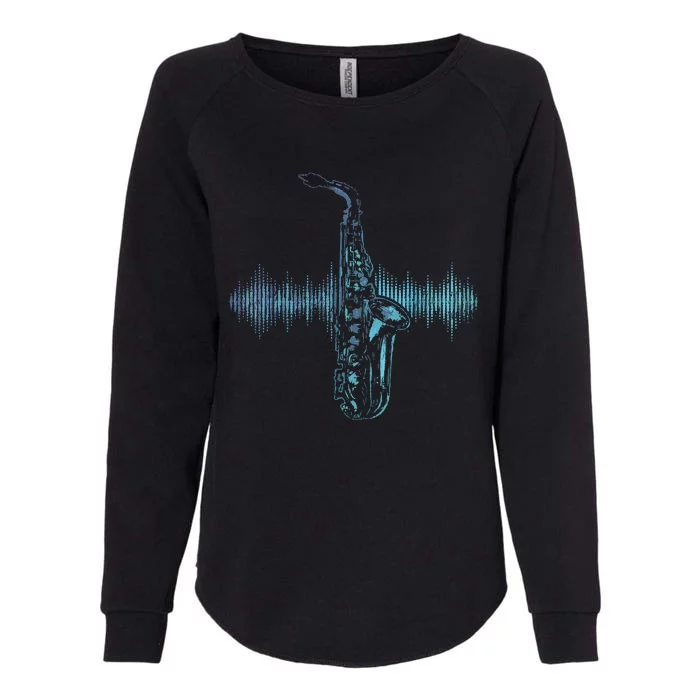 Jazz Music Saxophone Player Gift Saxophone Womens California Wash Sweatshirt