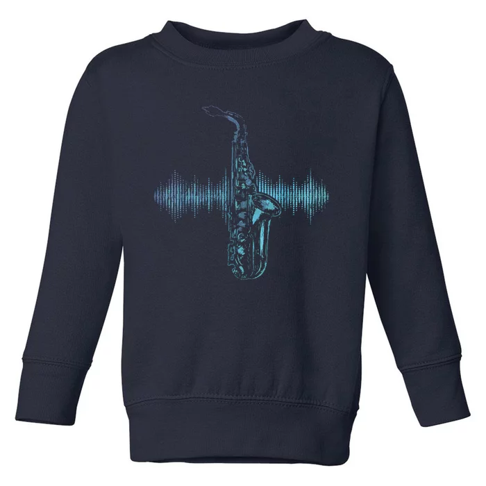 Jazz Music Saxophone Player Gift Saxophone Toddler Sweatshirt