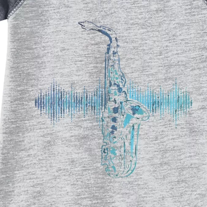 Jazz Music Saxophone Player Gift Saxophone Infant Baby Jersey Bodysuit