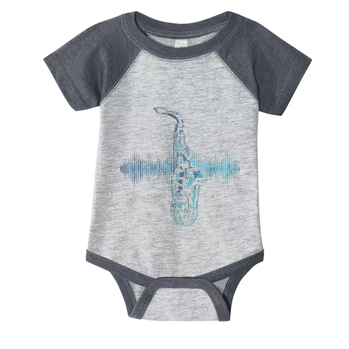 Jazz Music Saxophone Player Gift Saxophone Infant Baby Jersey Bodysuit