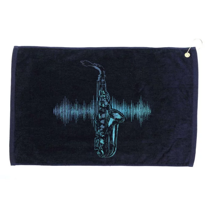 Jazz Music Saxophone Player Gift Saxophone Grommeted Golf Towel