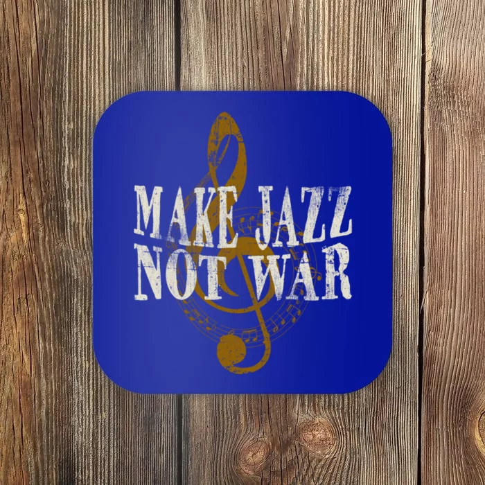 Jazz Music Saxophone Trumpet Gift Coaster