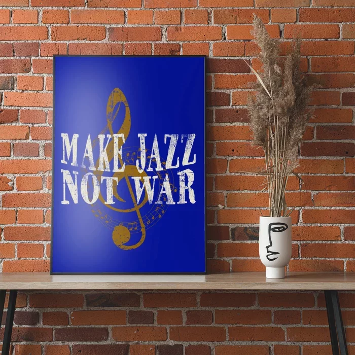 Jazz Music Saxophone Trumpet Gift Poster