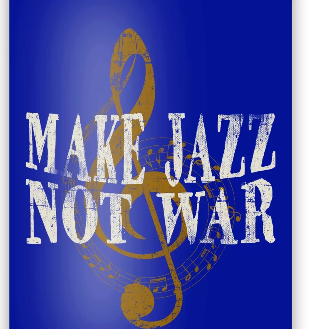 Jazz Music Saxophone Trumpet Gift Poster