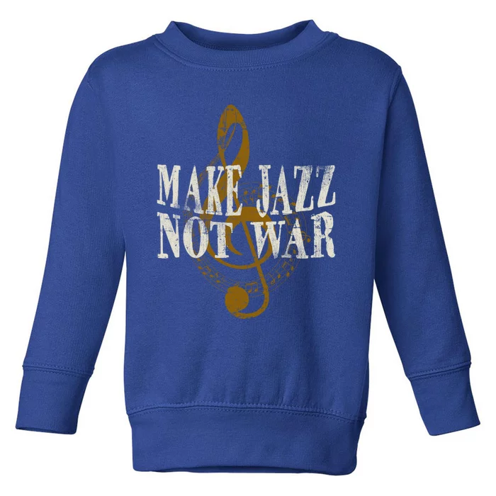 Jazz Music Saxophone Trumpet Gift Toddler Sweatshirt