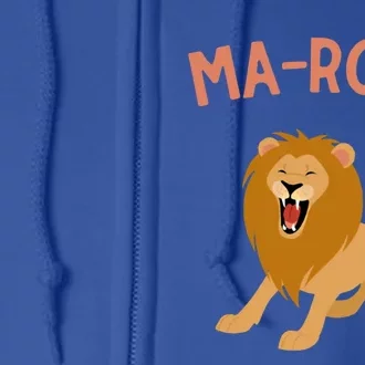 Jewish Motherpassover Seder Maror Magiftroar Mom Lion Of Judah Gift Full Zip Hoodie