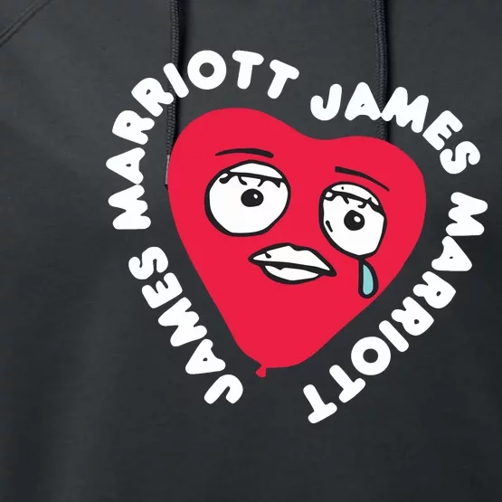 James Marriott Sad Heart Performance Fleece Hoodie