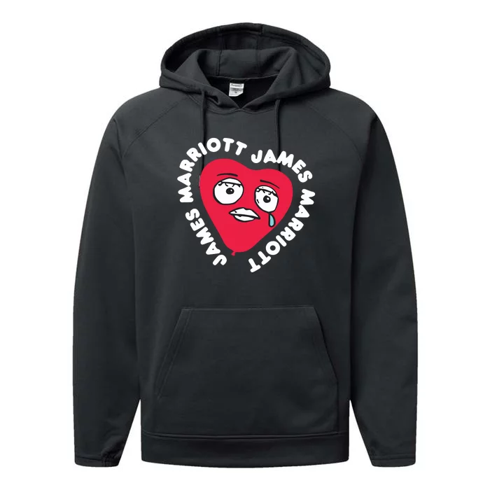 James Marriott Sad Heart Performance Fleece Hoodie