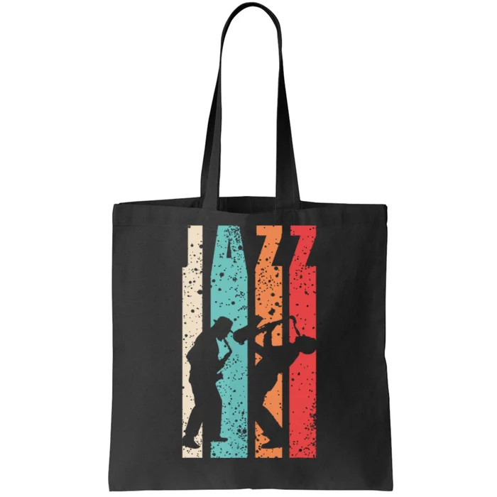 Jazz Musician Saxophonist Trumpetist Sax Trumpet Player Tote Bag