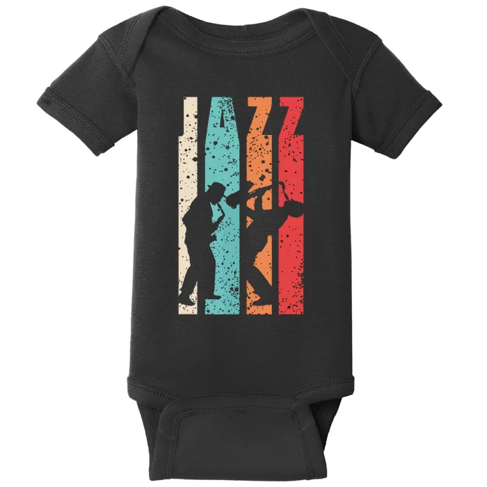 Jazz Musician Saxophonist Trumpetist Sax Trumpet Player Baby Bodysuit