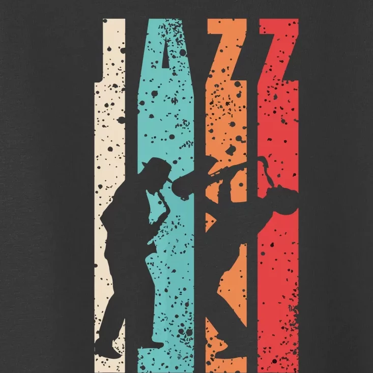 Jazz Musician Saxophonist Trumpetist Sax Trumpet Player Toddler T-Shirt