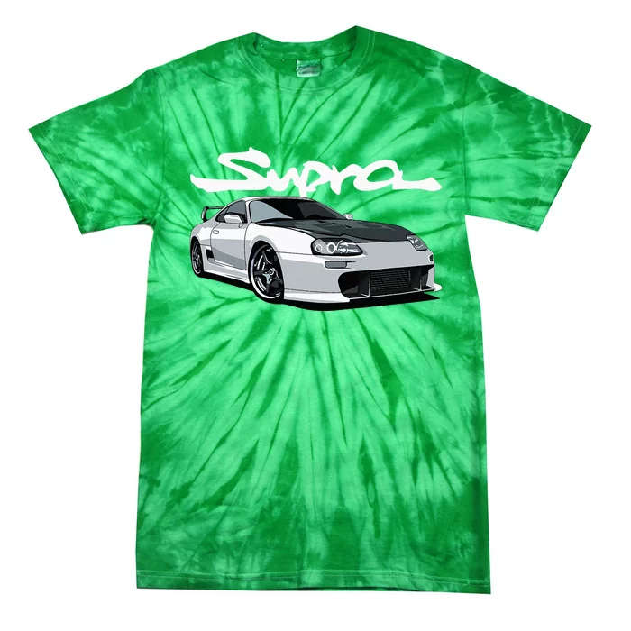 Jdm Mkiv Supra 2jz Street Racing Drag Drift Tie-Dye T-Shirt