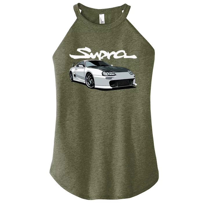 Jdm Mkiv Supra 2jz Street Racing Drag Drift Women’s Perfect Tri Rocker Tank