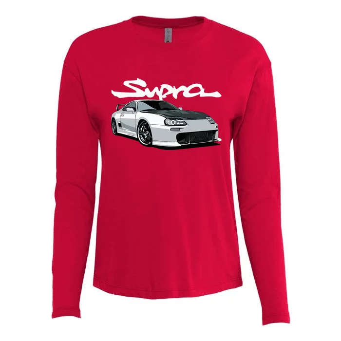 Jdm Mkiv Supra 2jz Street Racing Drag Drift Womens Cotton Relaxed Long Sleeve T-Shirt