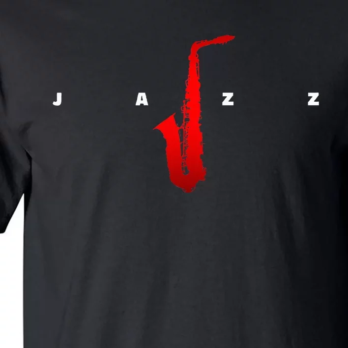 Jazz Music Saxophone Tall T-Shirt