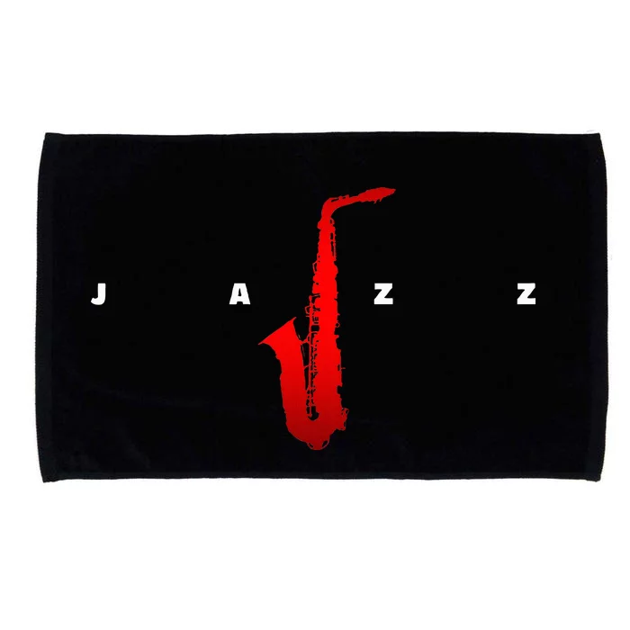 Jazz Music Saxophone Microfiber Hand Towel