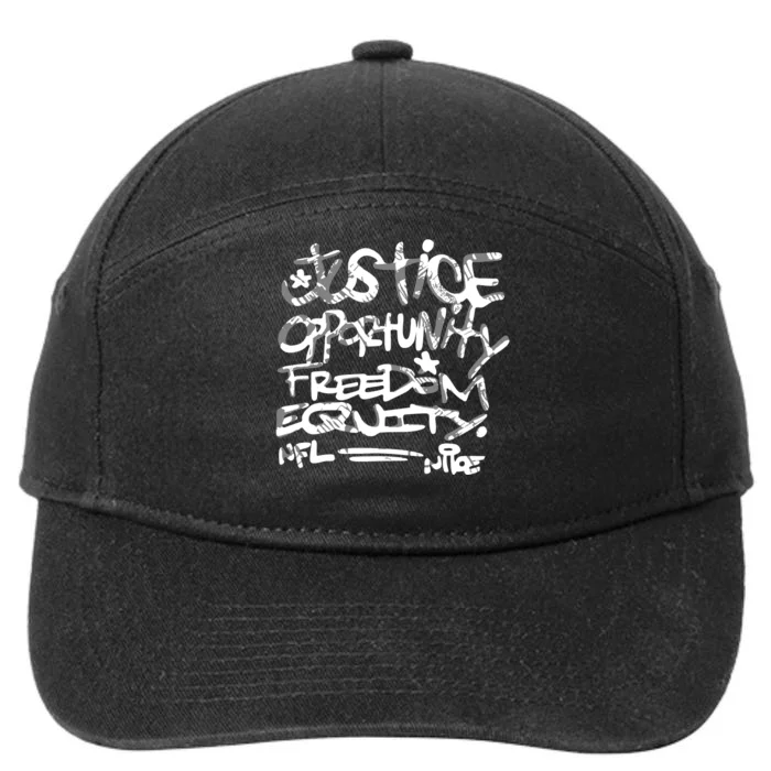 Justice Mike Tomlin Opportunity Equity Freedom 7-Panel Snapback Hat