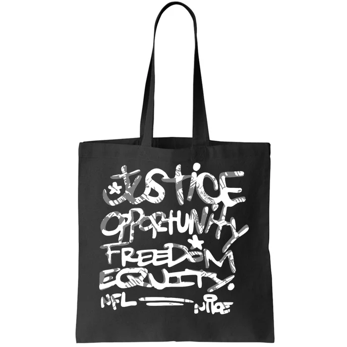 Justice Mike Tomlin Opportunity Equity Freedom Tote Bag