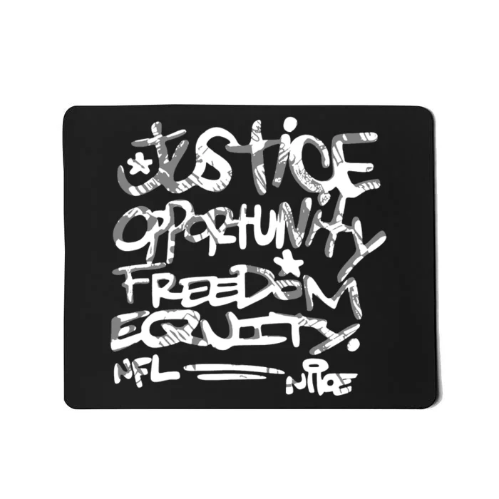 Justice Mike Tomlin Opportunity Equity Freedom Mousepad