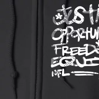 Justice Mike Tomlin Opportunity Equity Freedom Full Zip Hoodie