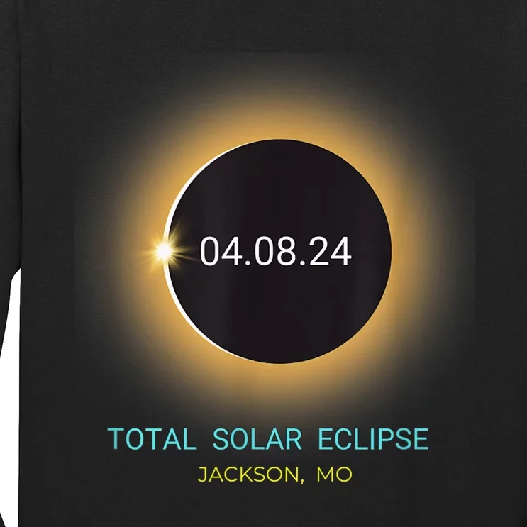 Jackson Mo Total Solar Eclipse 04/08/24 Missouri Souvenir Long Sleeve Shirt