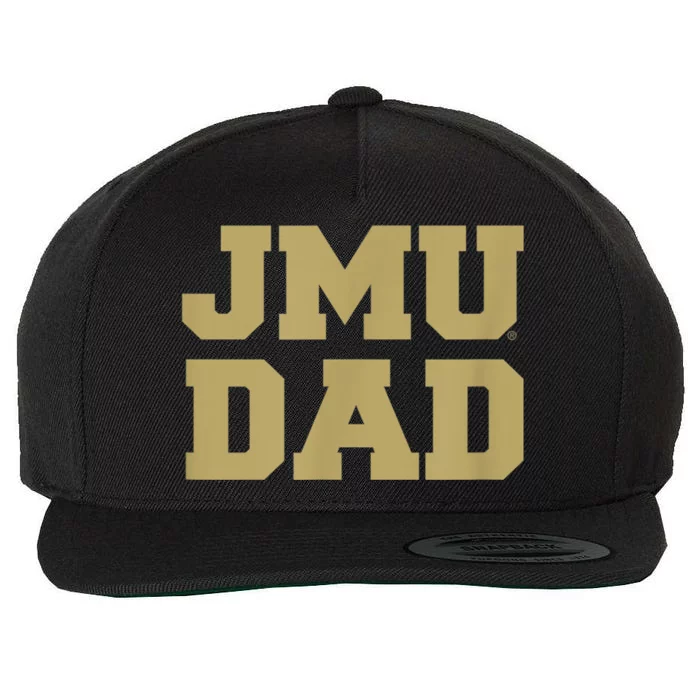 James Madison University JMU Dukes Dad Wool Snapback Cap