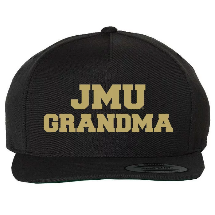 James Madison University JMU Dukes Grandma Wool Snapback Cap