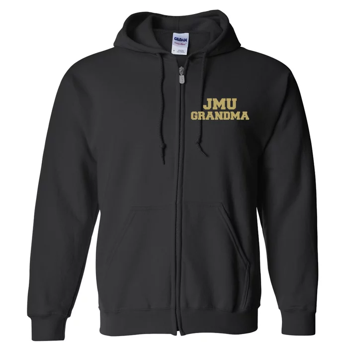 James Madison University JMU Dukes Grandma Full Zip Hoodie