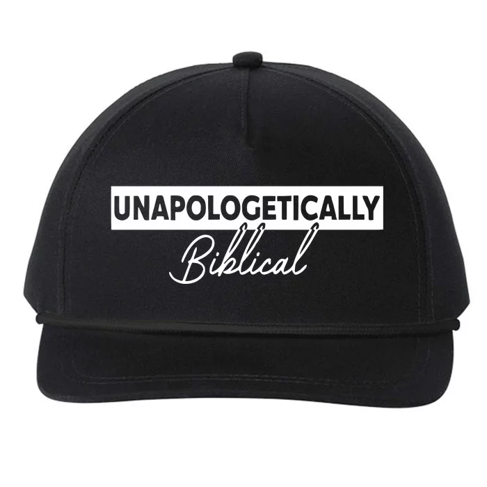 John Mason Unapologetically Biblical Snapback Five-Panel Rope Hat