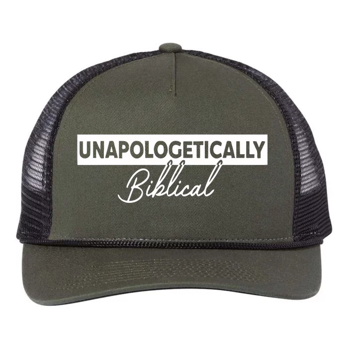 John Mason Unapologetically Biblical Retro Rope Trucker Hat Cap