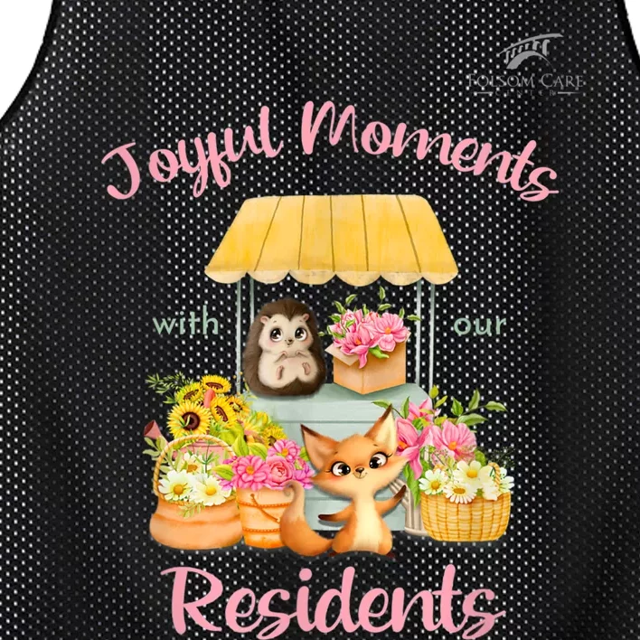 Joyful Moments With Our Residents Folsom Care Center Mesh Reversible Basketball Jersey Tank